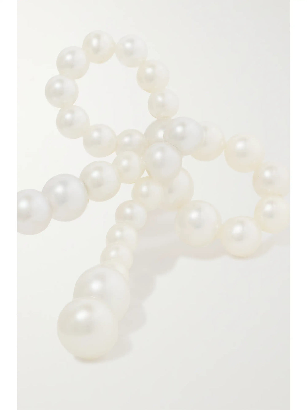 Rosette De Perles 14-karat Gold Pearl Earrings