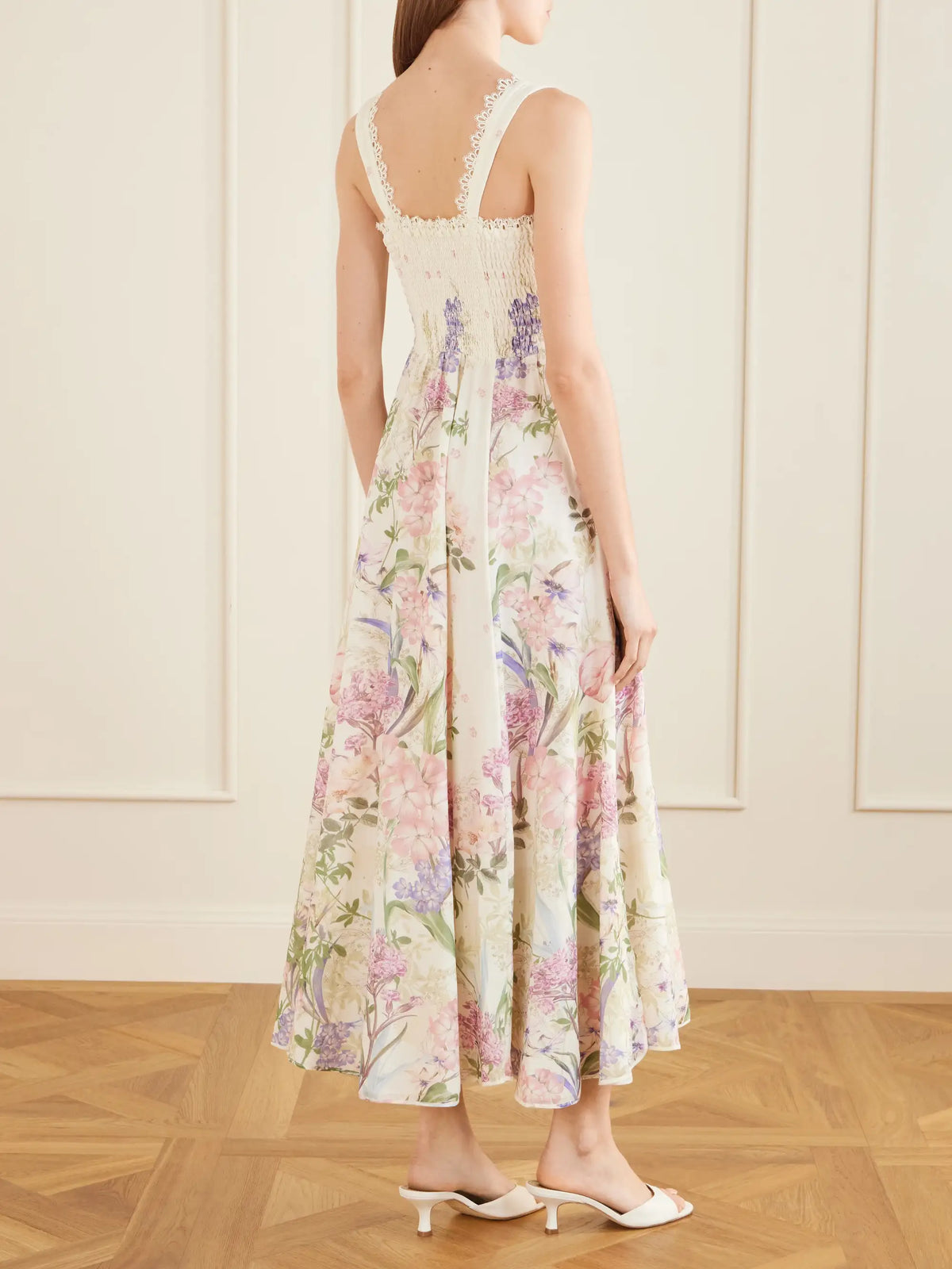 Crissy Floral Printed Cotton-blend Maxi Dress