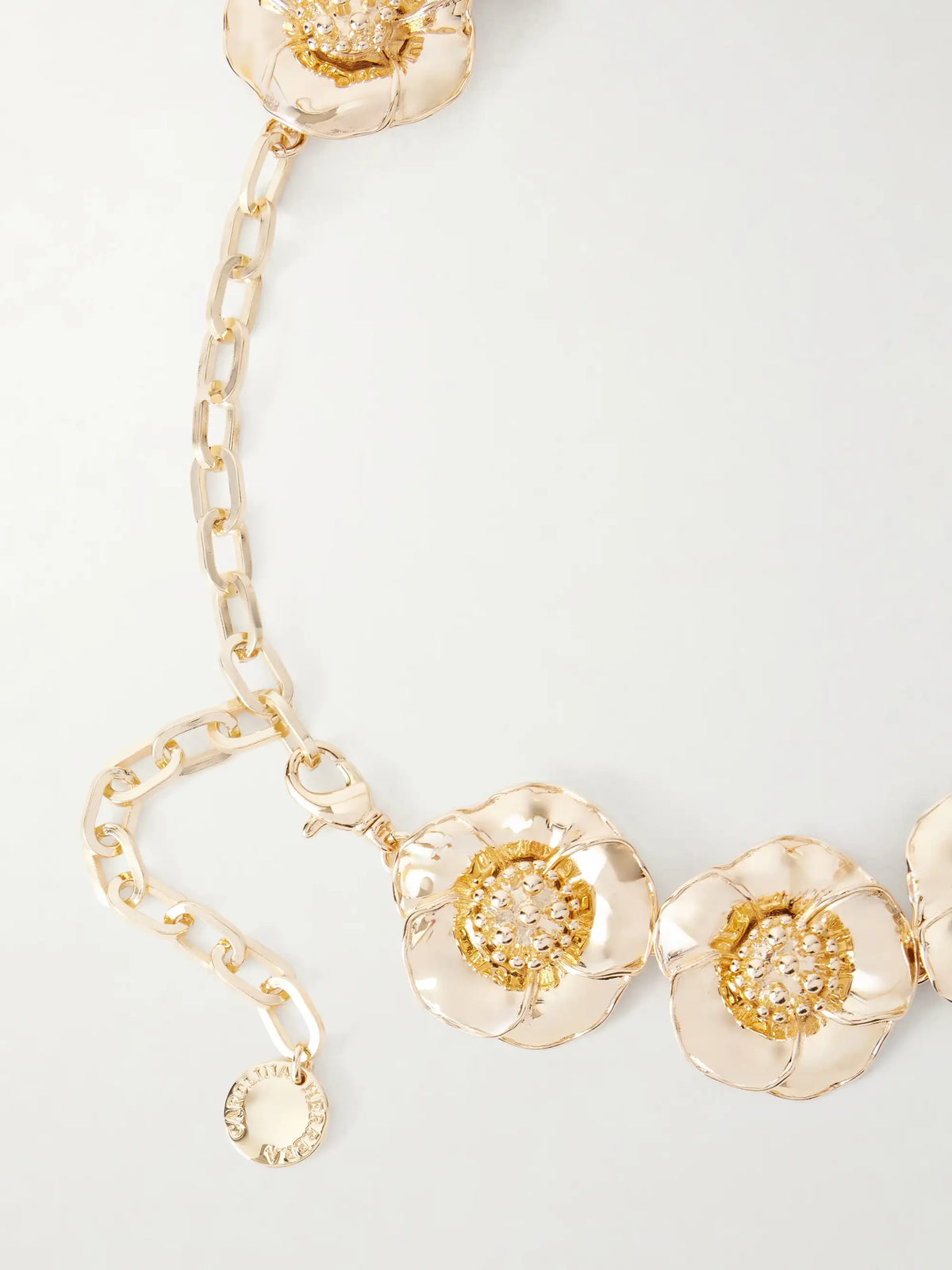 Gold-tone Flower Necklace
