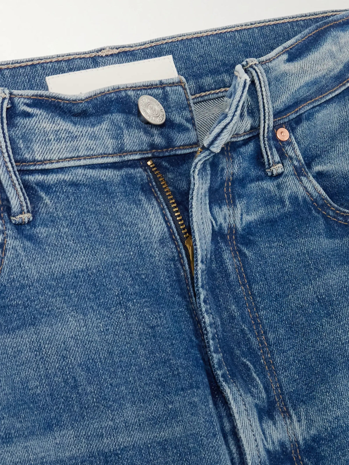 Tunnel Vision Sneak High-rise Straight-leg Jeans