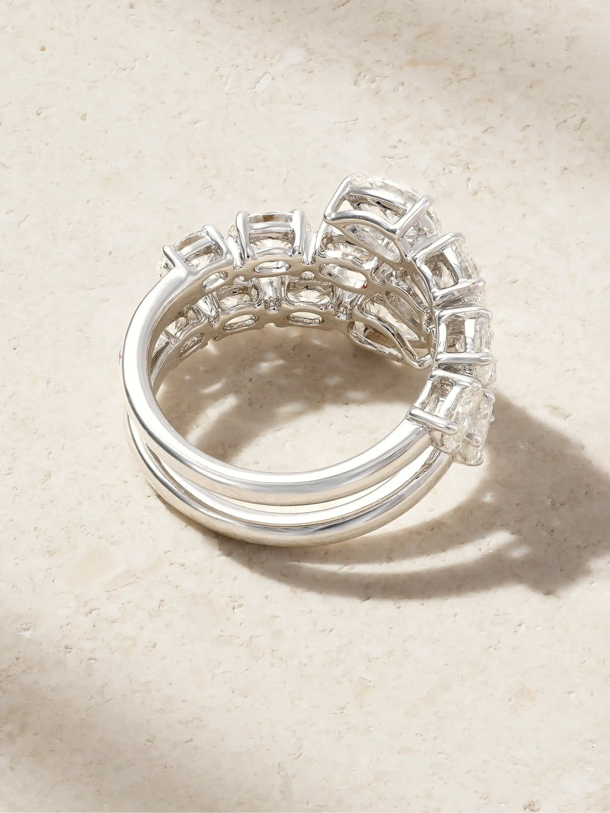 Kamyen 18-karat White Gold Diamond Ring