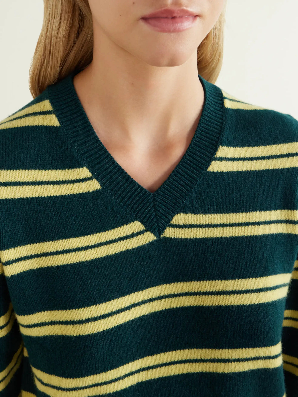 &Daughter Sligo Striped Wool Sweater