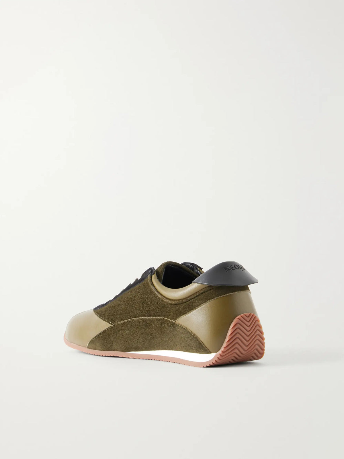 Berenices Suede And Leather Sneakers