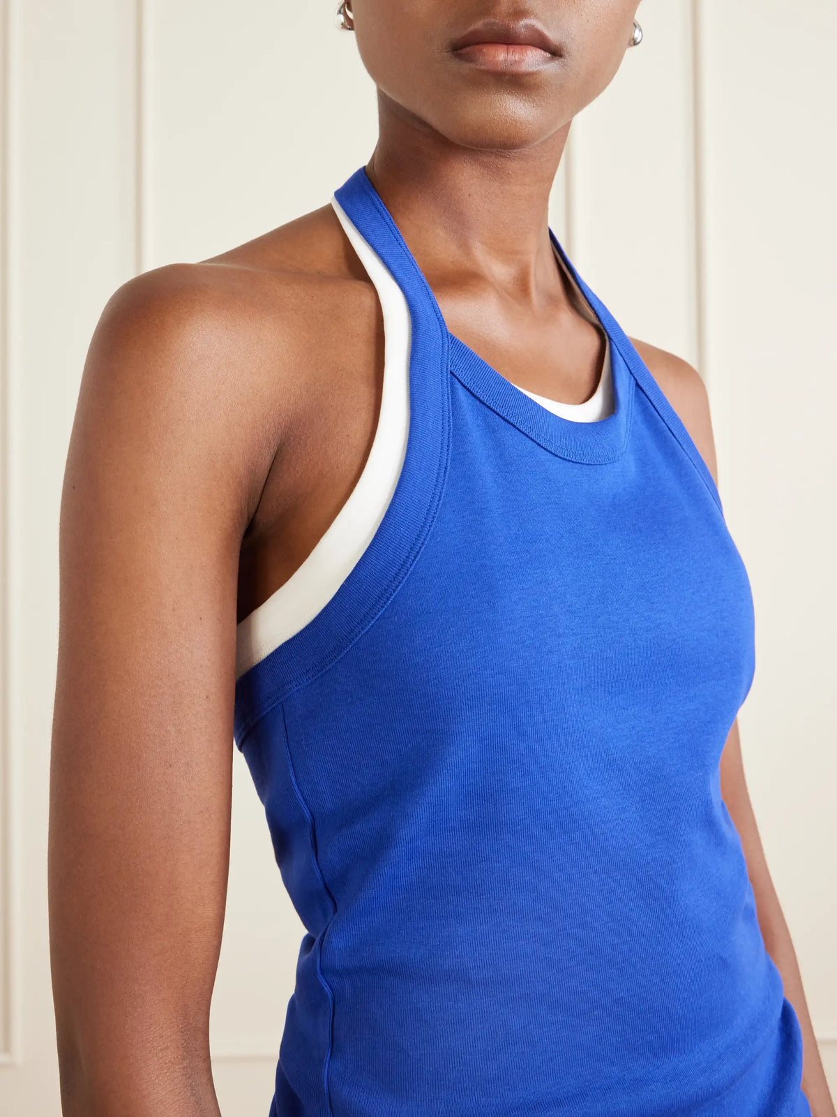 Angie Halterneck Organic Cotton-jersey Tank