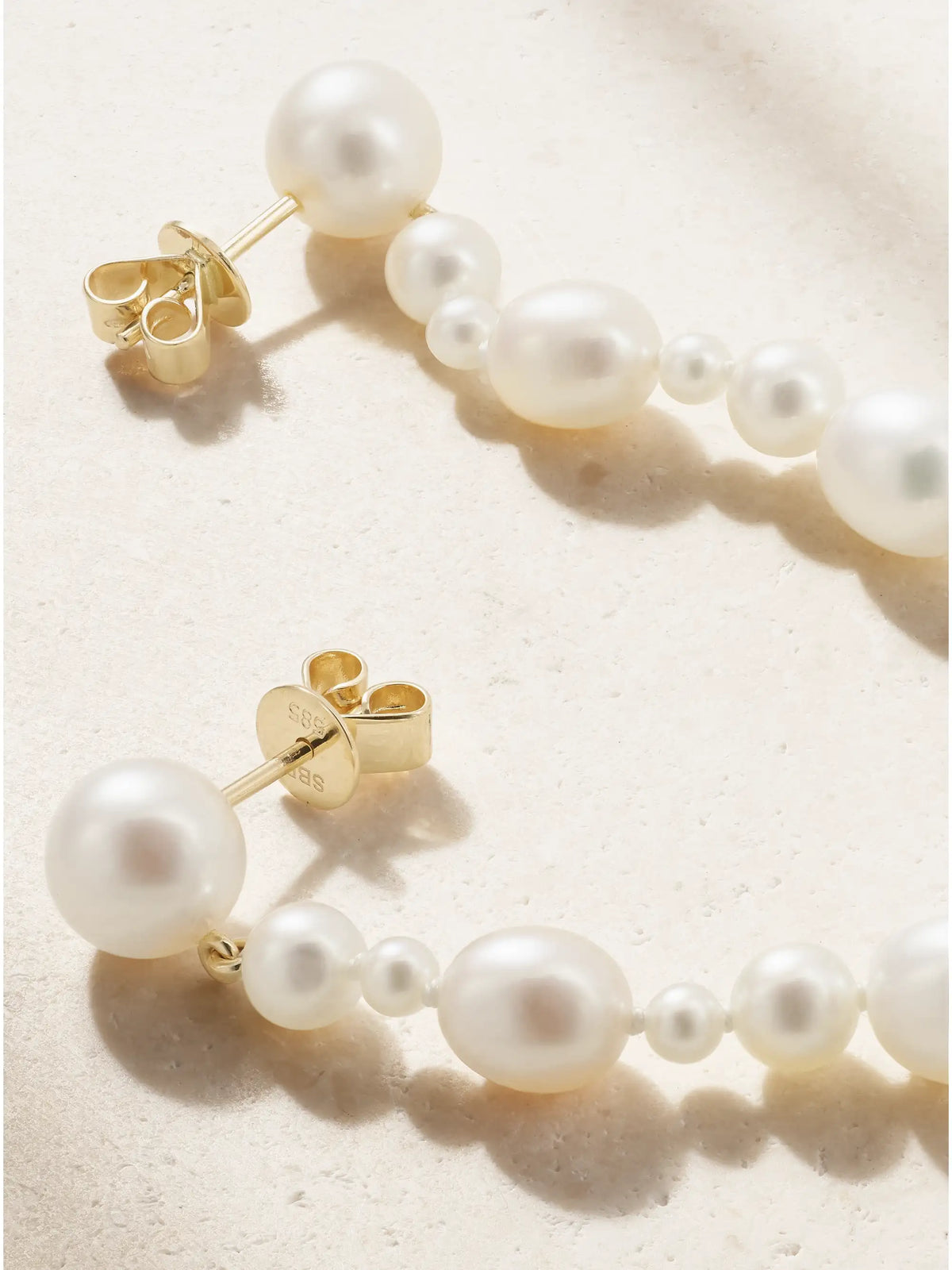 Amis De La Perle 14-karat Recycled Gold Pearl Earrings