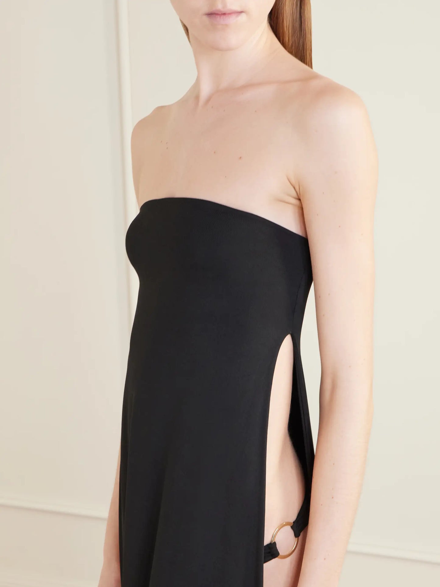 Penelope Strapless Stretch-jersey Coverup