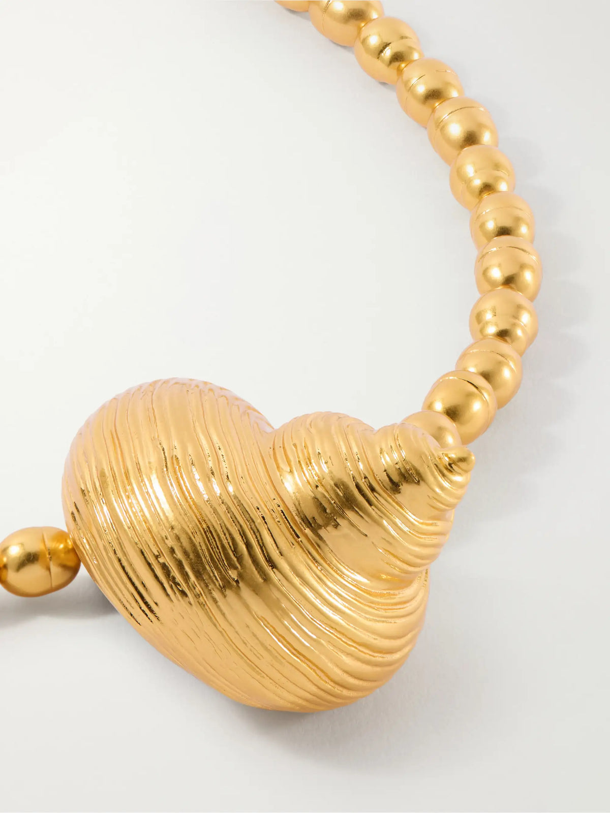 Mykonos Gold-plated Beaded Necklace