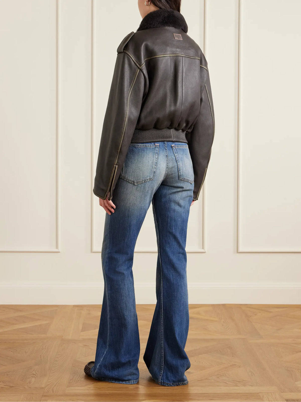 Acne Studios Shearling Bomber Jacket
