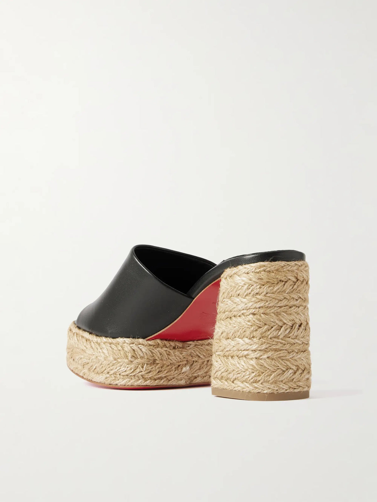 Calakala 85 Leather Espadrille Platform Mules
