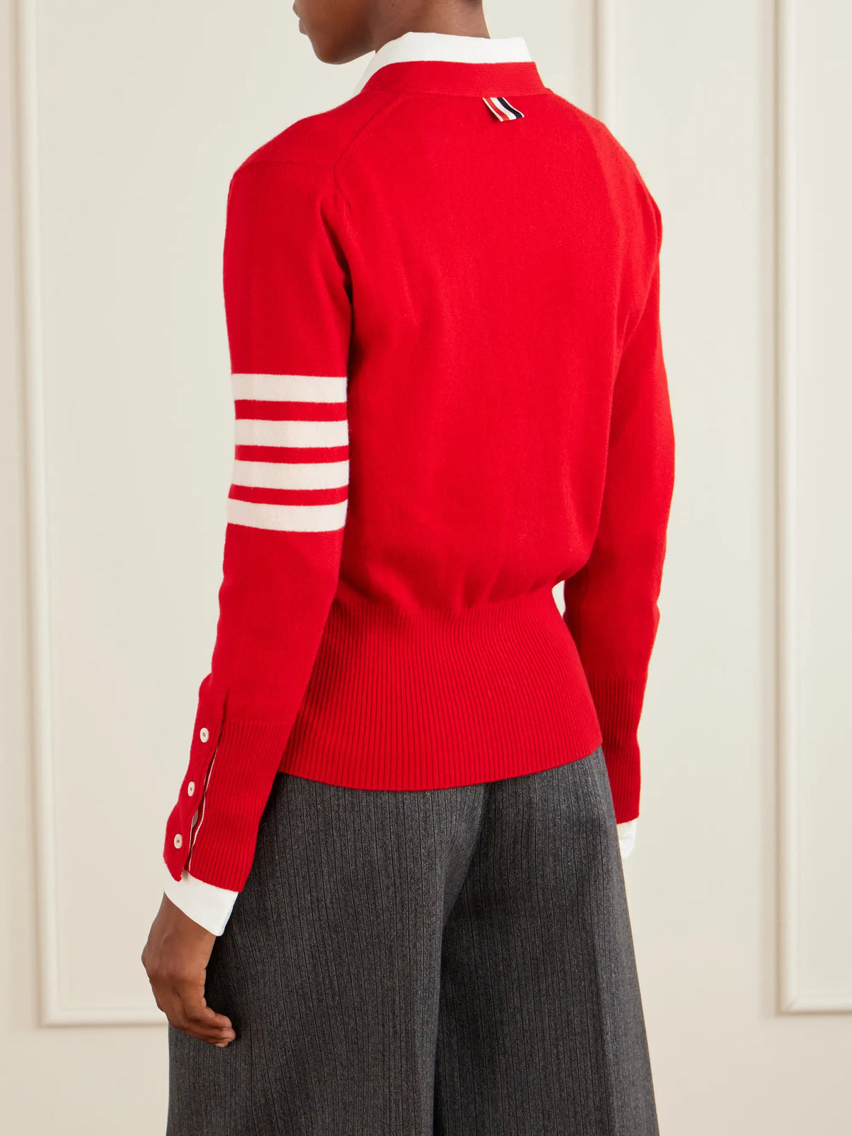 Thom Browne 4-bar Cashmere Cardigan