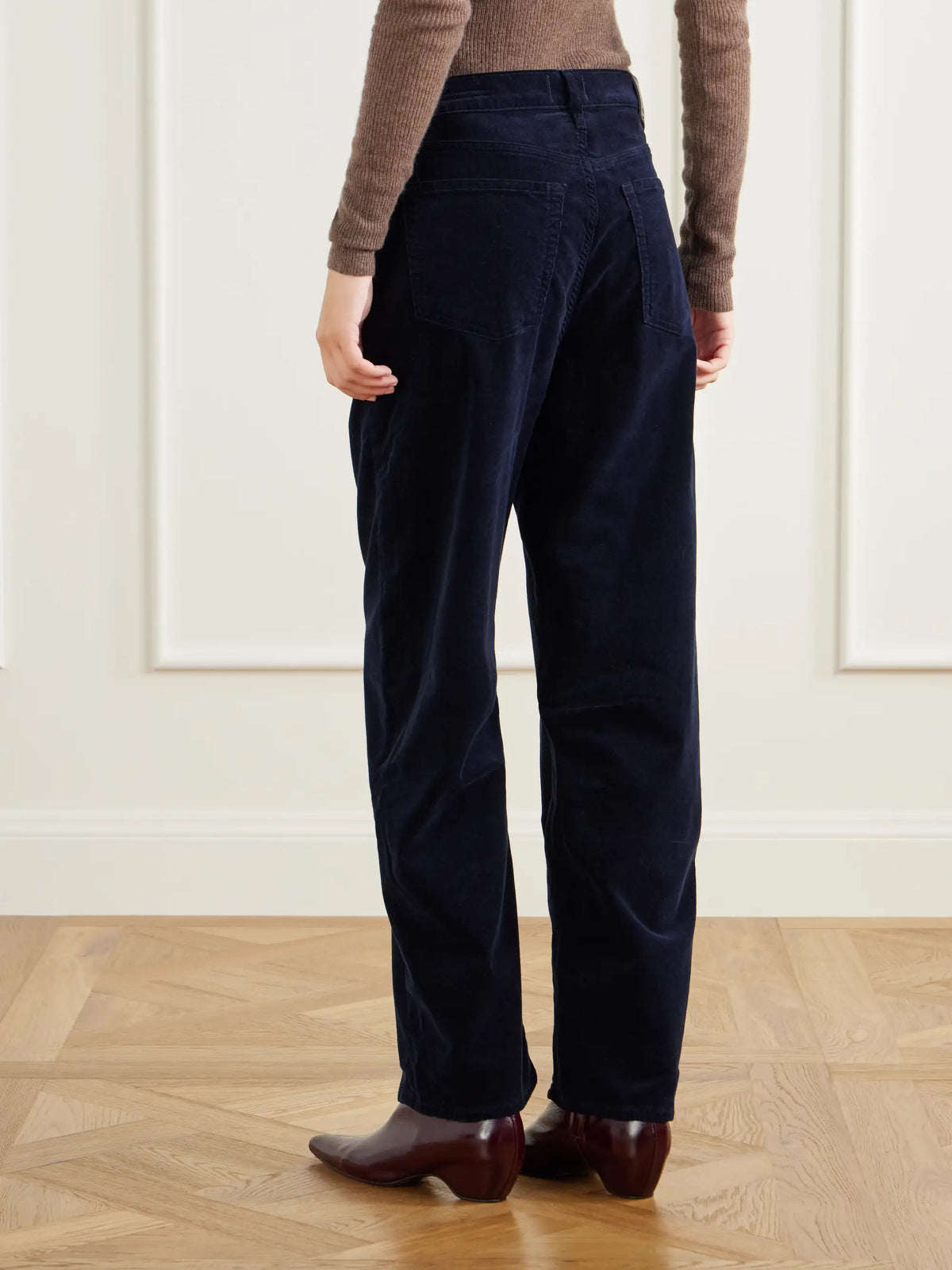 Citizens of Humanity Miro Long Cotton-corduroy Mid-rise Barrel-leg Pants