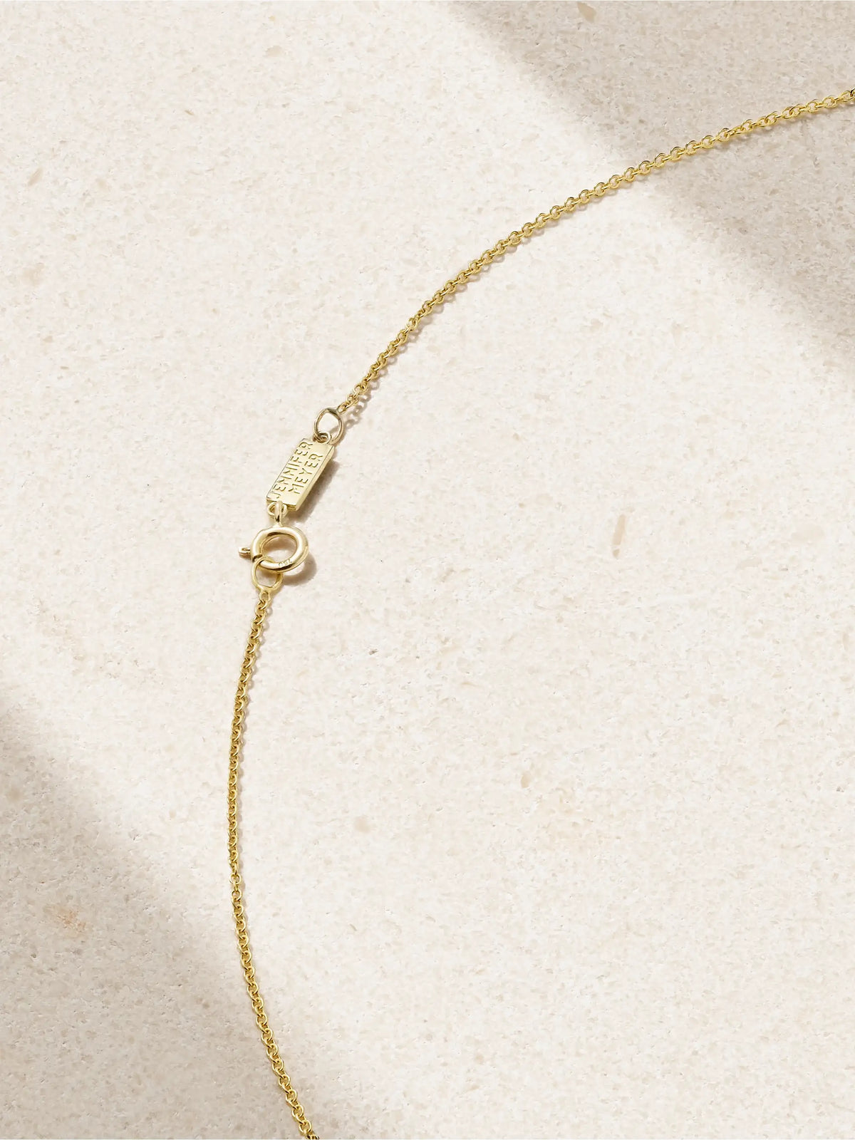 Infinity 18-karat Gold Diamond Necklace