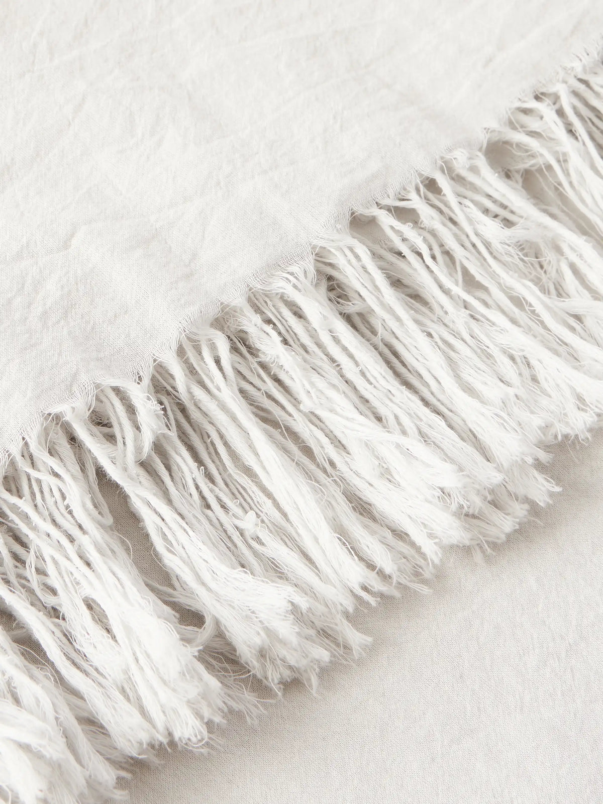 Parla Fringed Cotton Scarf