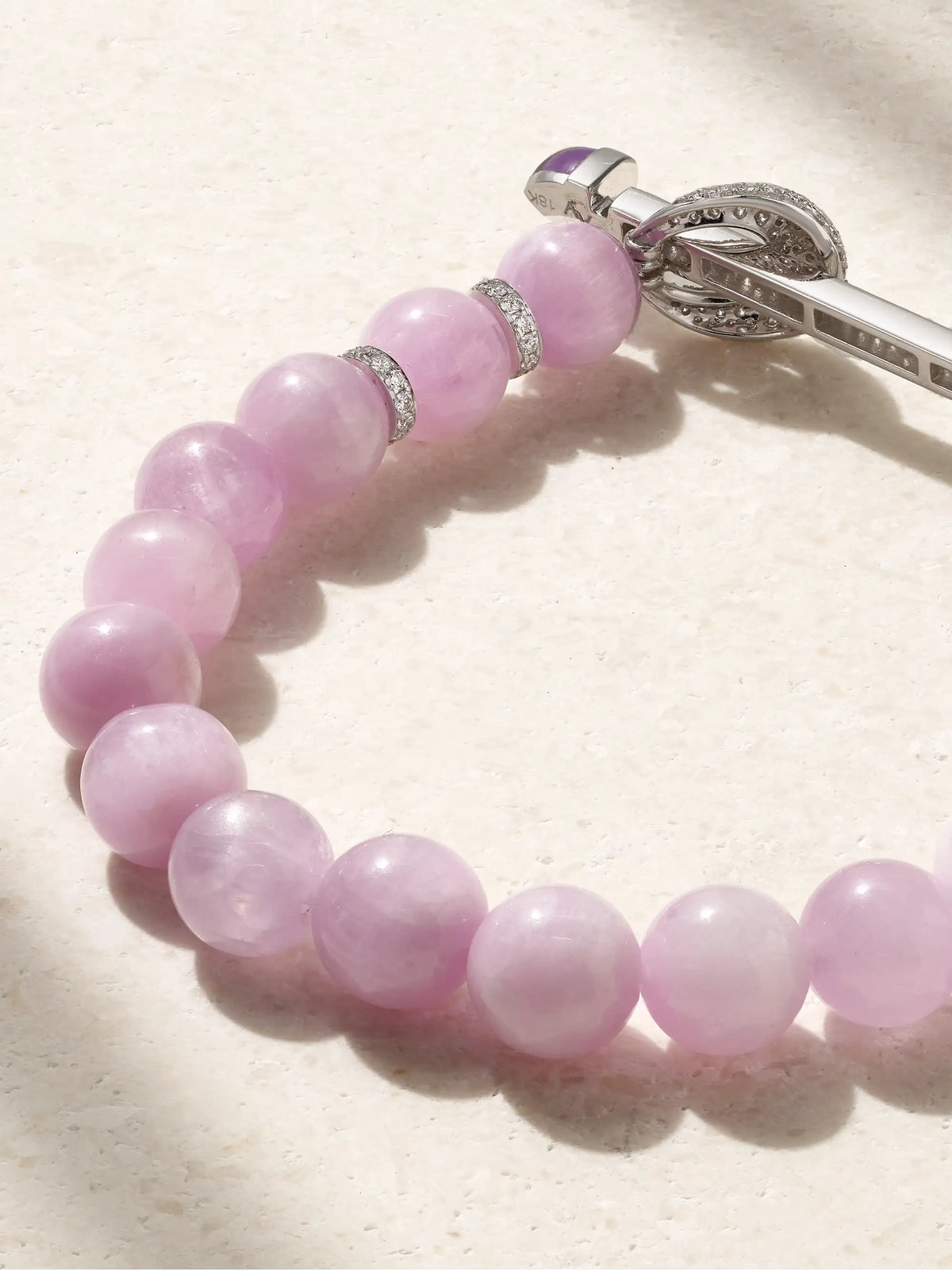Chakra 18-karat White Gold Multi-stone Bracelet