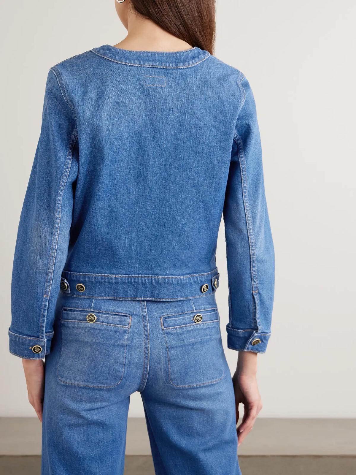 Mother The Stashed Picky Denim Jacket