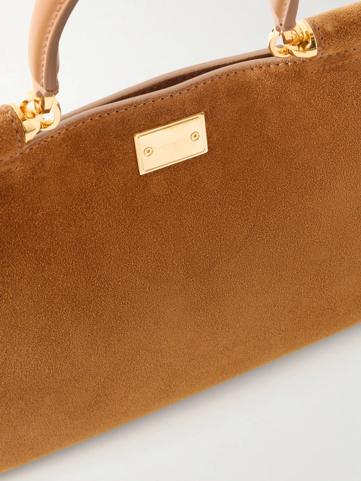 Vittoria Leather-trimmed Suede Tote