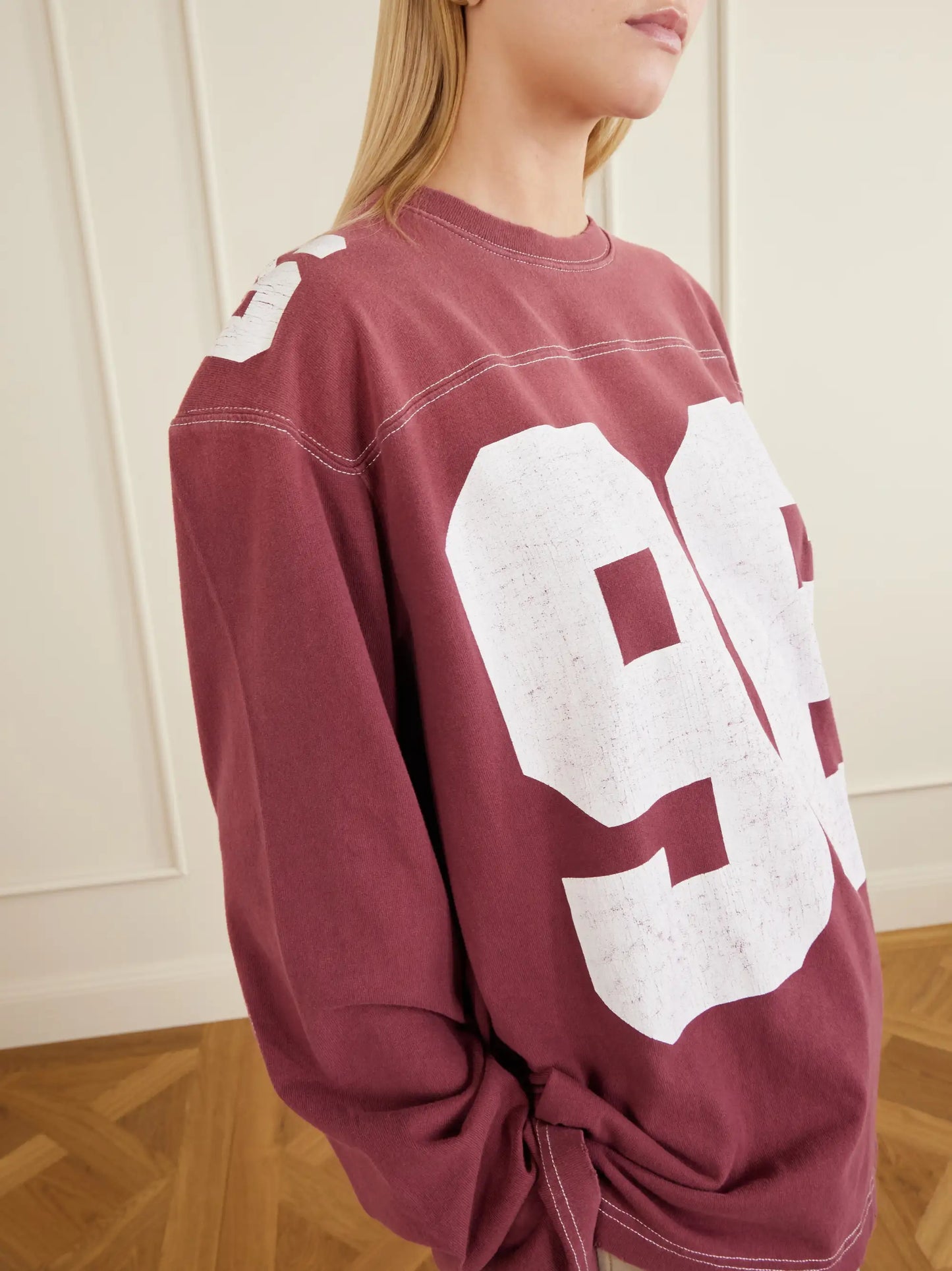 Exfold Printed Cotton-jersey Sweater