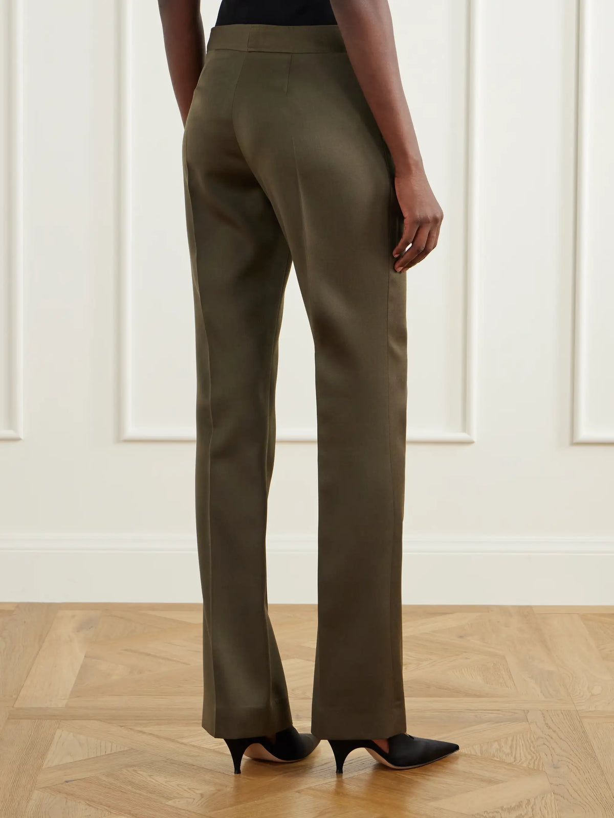Balmain Wool Straight-leg Pants