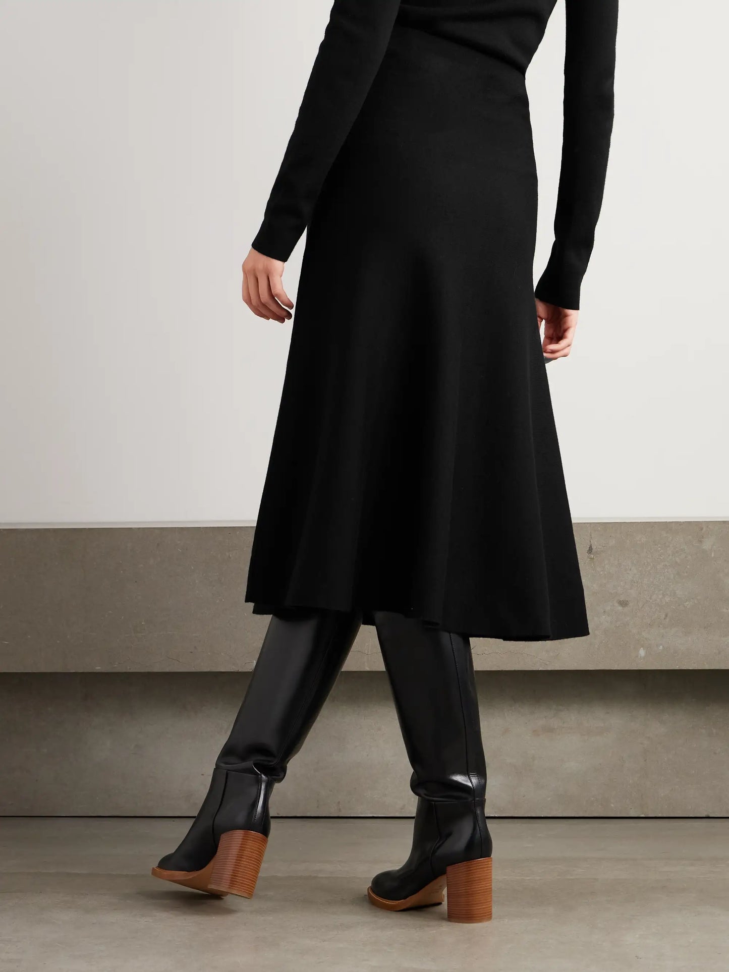 Freddie Wool, Cashmere And Silk-blend Midi Skirt