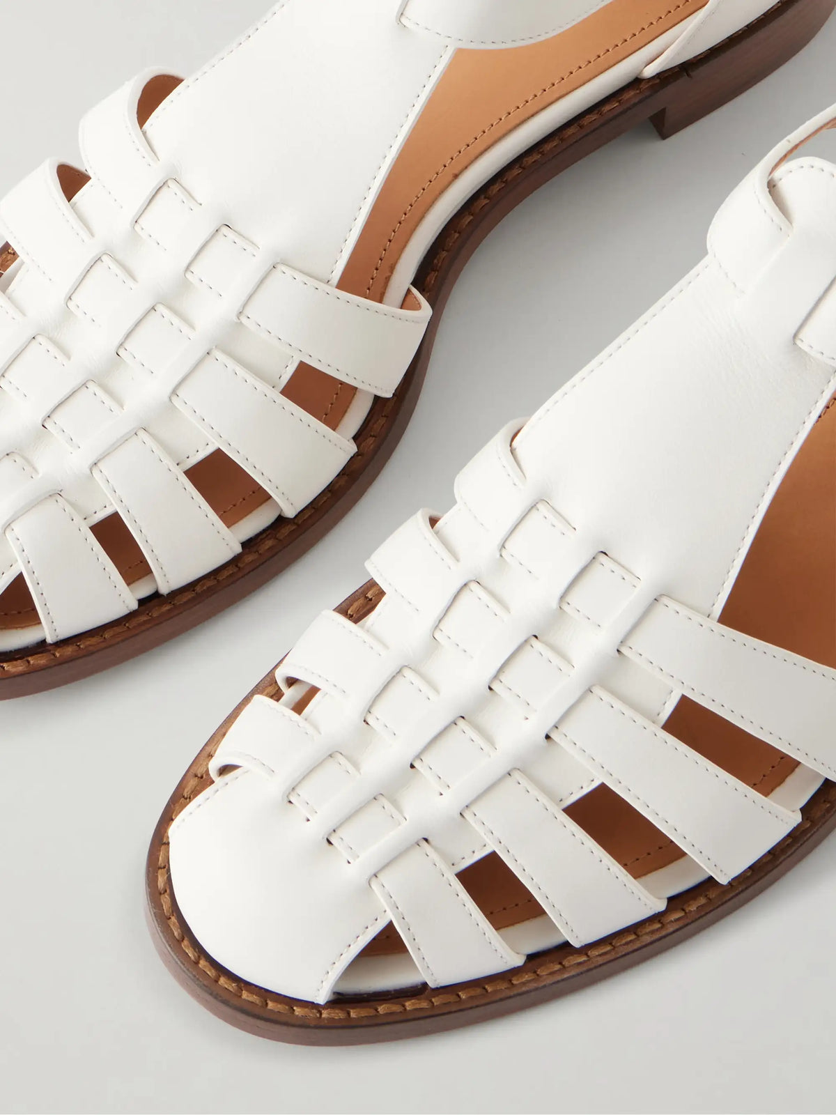 Kelsey Woven Leather Sandals