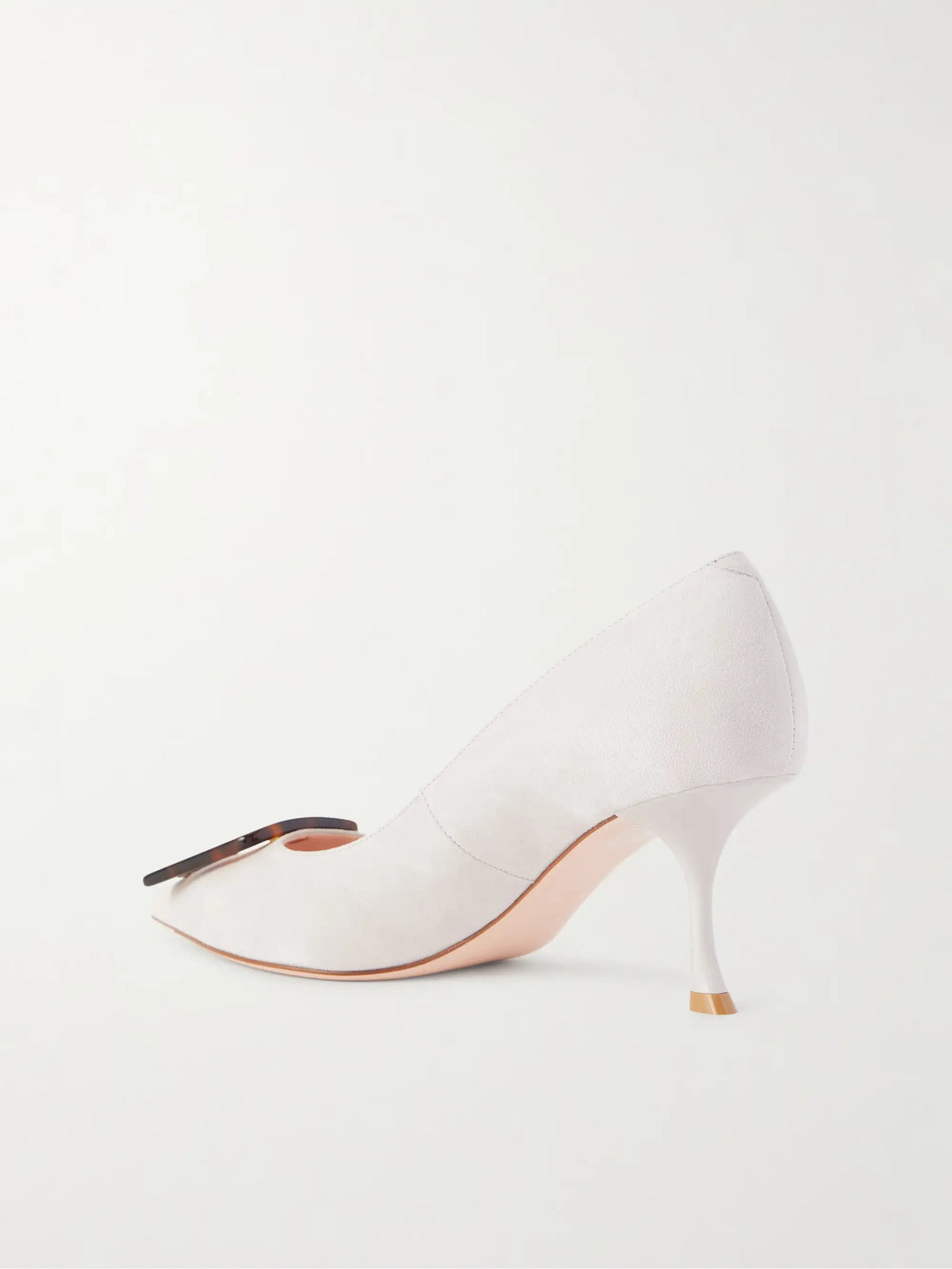 Viv In The City 65 Buckled Suede Pumps