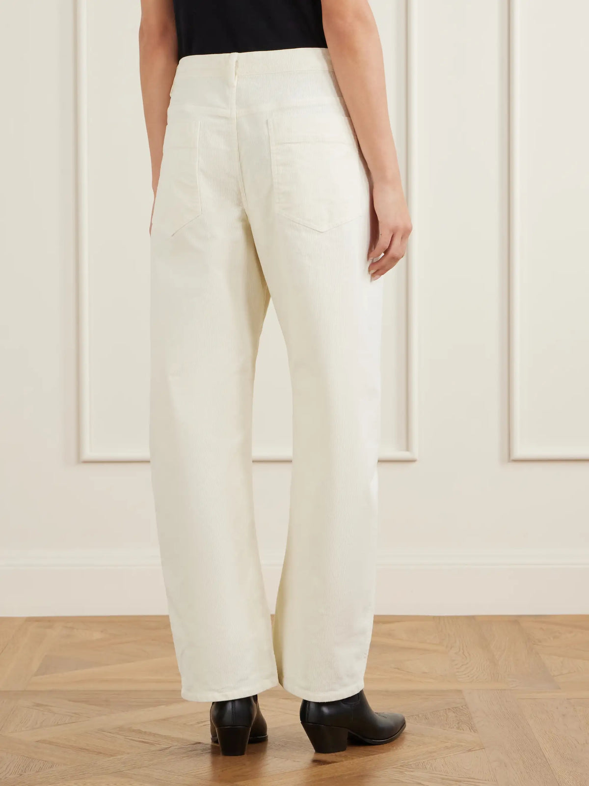 Nili Lotan Tribeca Cotton-blend Tapered Pants