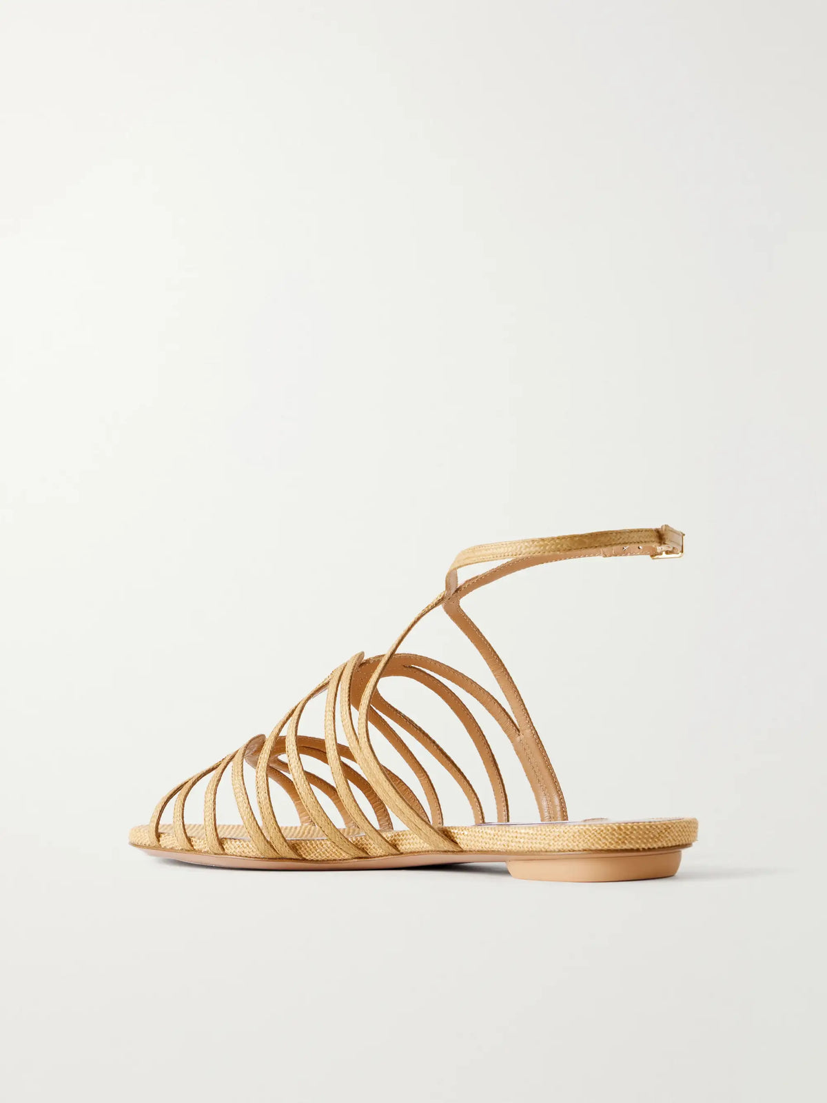 Serenade Raffia Flat Sandals
