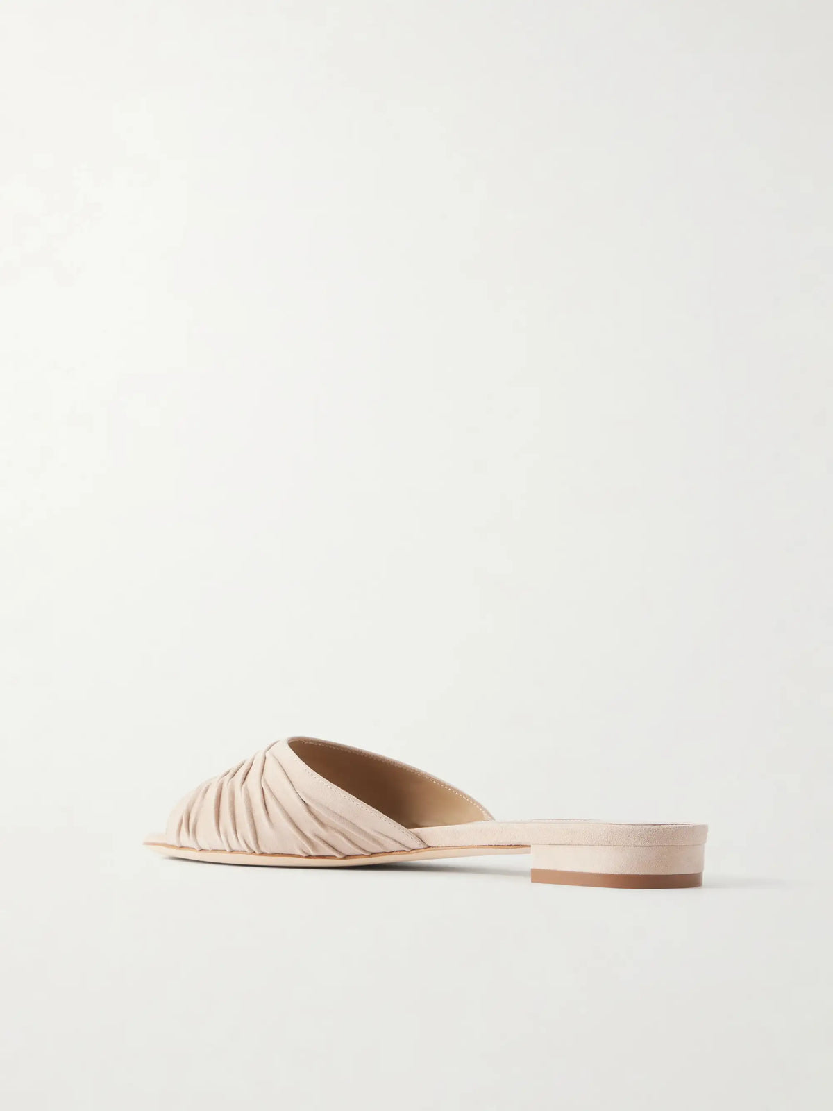 Pirua 10 Pleated Suede Sandals