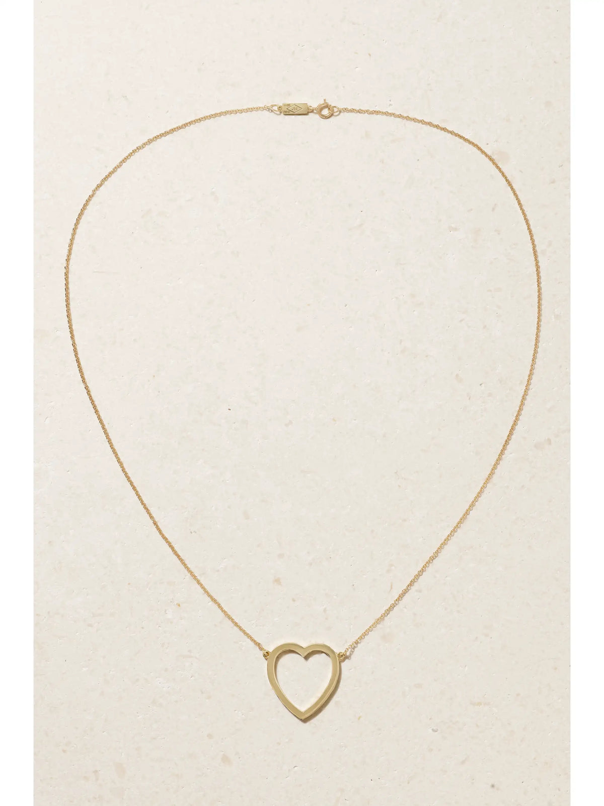 Open Heart 18-karat Gold Necklace