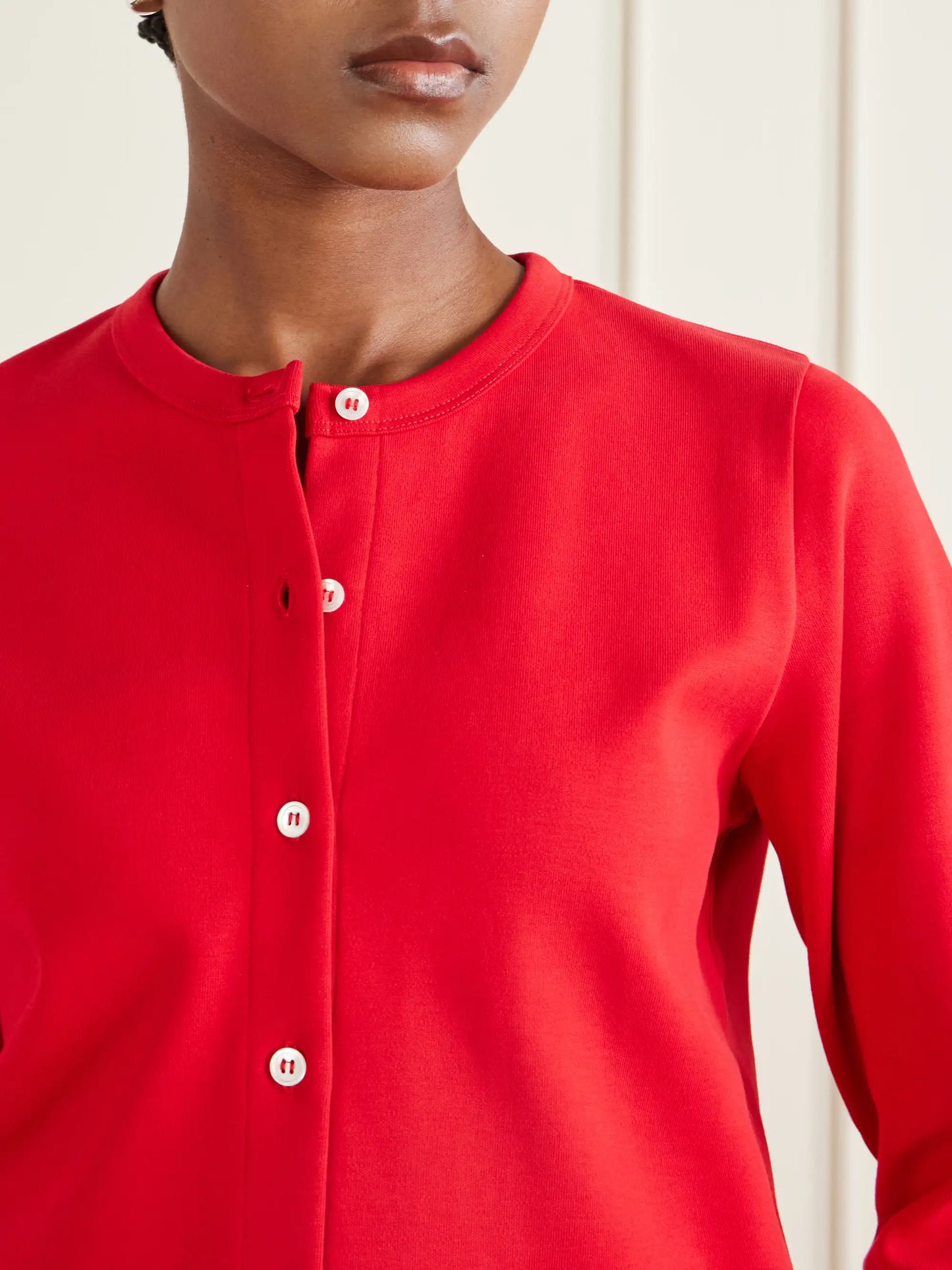 Poppy Organic Cotton-jersey Cardigan