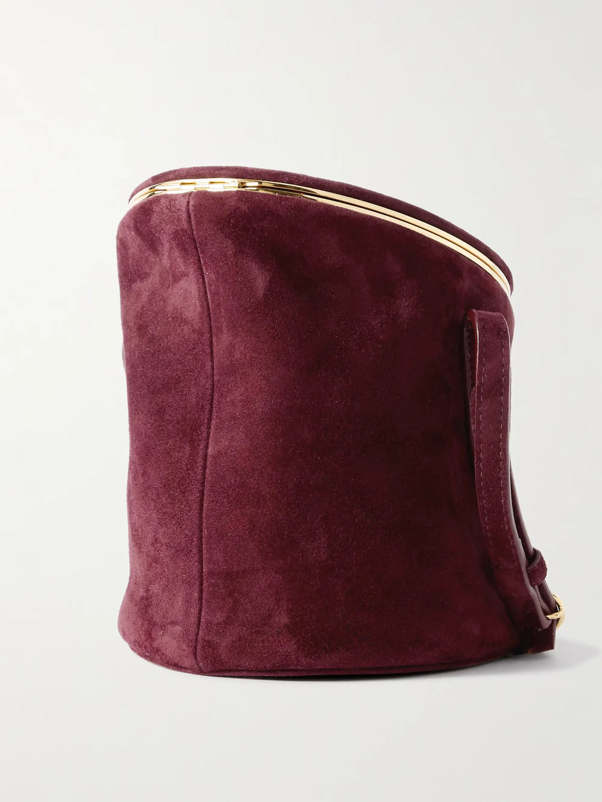 La Canette Small Suede Shoulder Bag