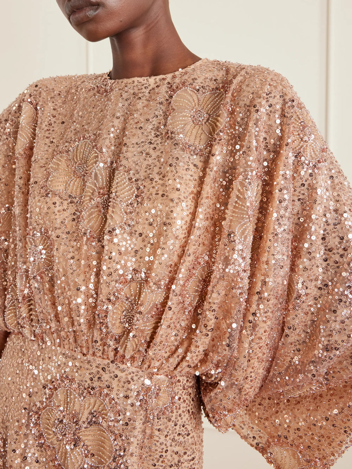 Embellished Silk-blend Tulle Gown