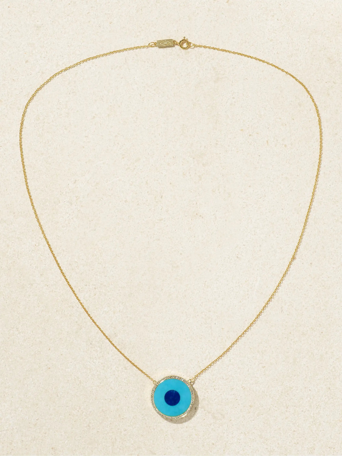 Evil Eye 18-karat Gold Multi-stone Necklace