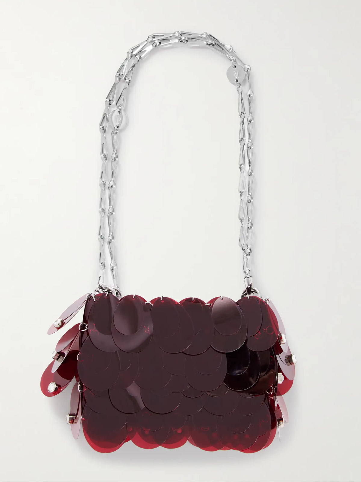 Embellished Chainmail Shoulder Bag