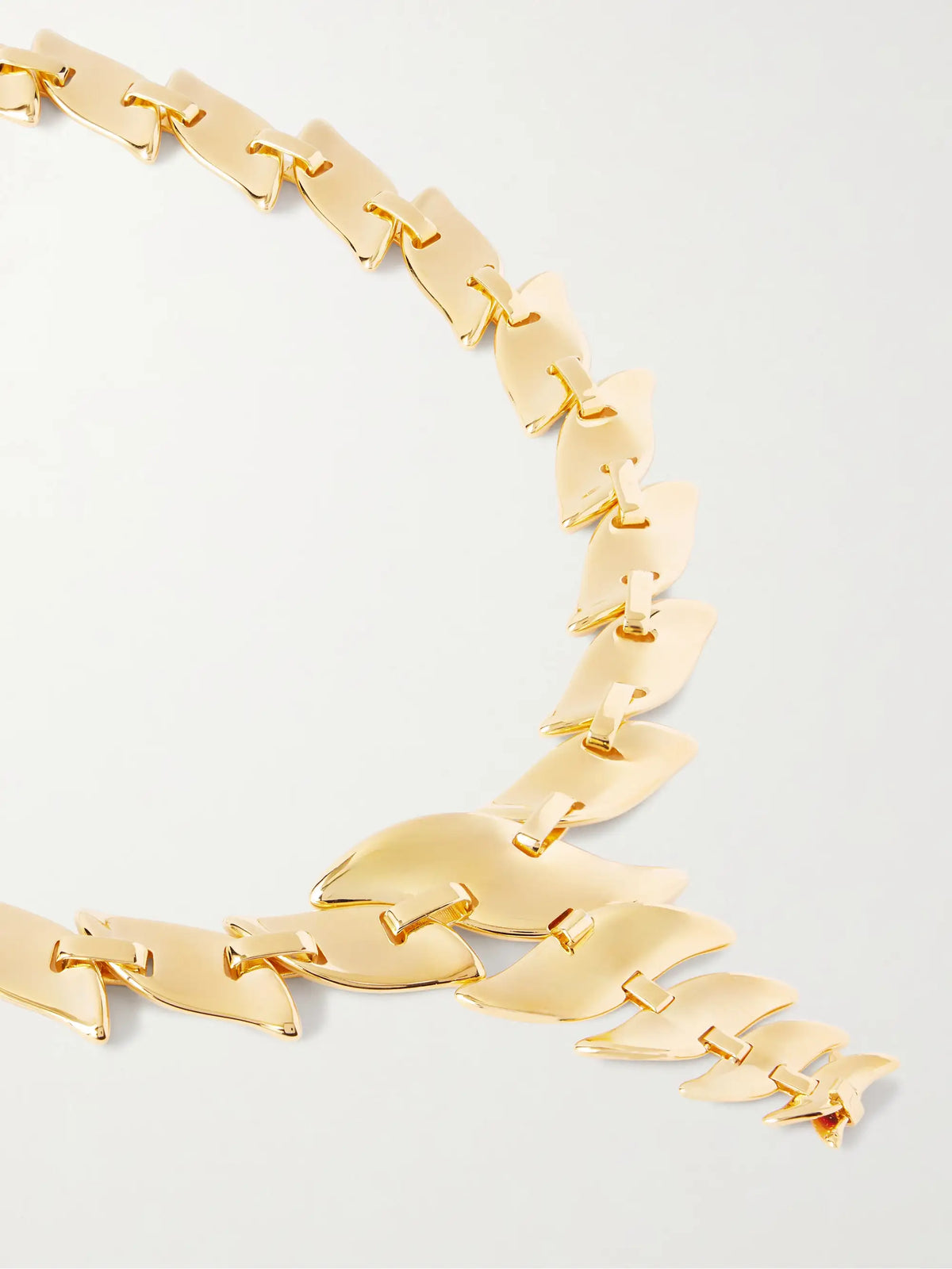 Leaf Gold-plated Necklace