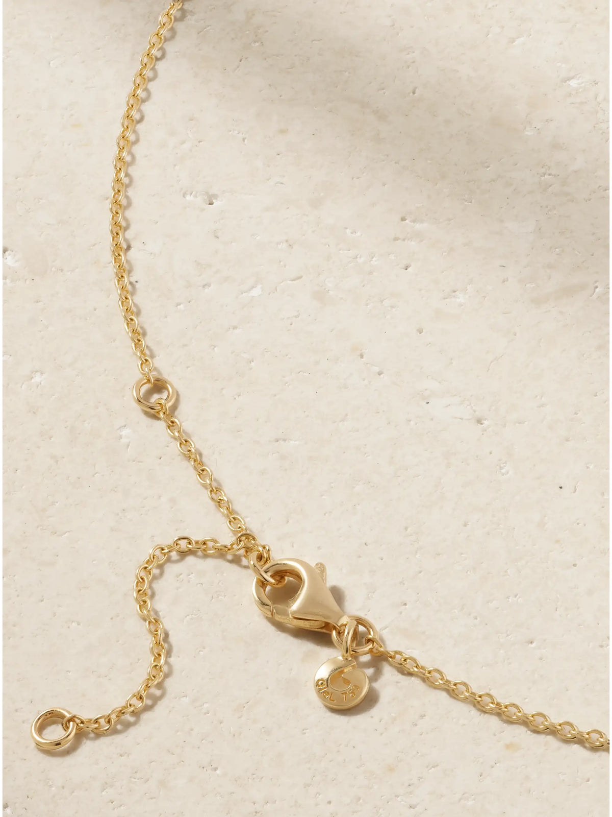 This Lotus 18-karat Gold, Turquoise And Diamond Necklace
