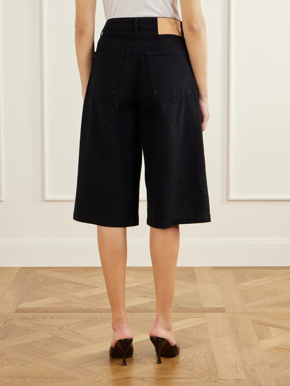 Ulla Johnson The Rowan Embellished Denim Shorts