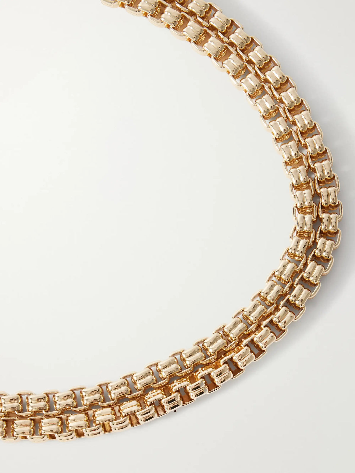 Roxanne Assoulin The Nesting Rope Duo Gold-tone Chain Necklace