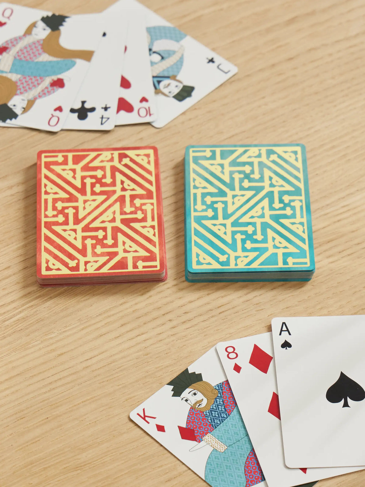 Fortuny Set Of Two Playing Cards