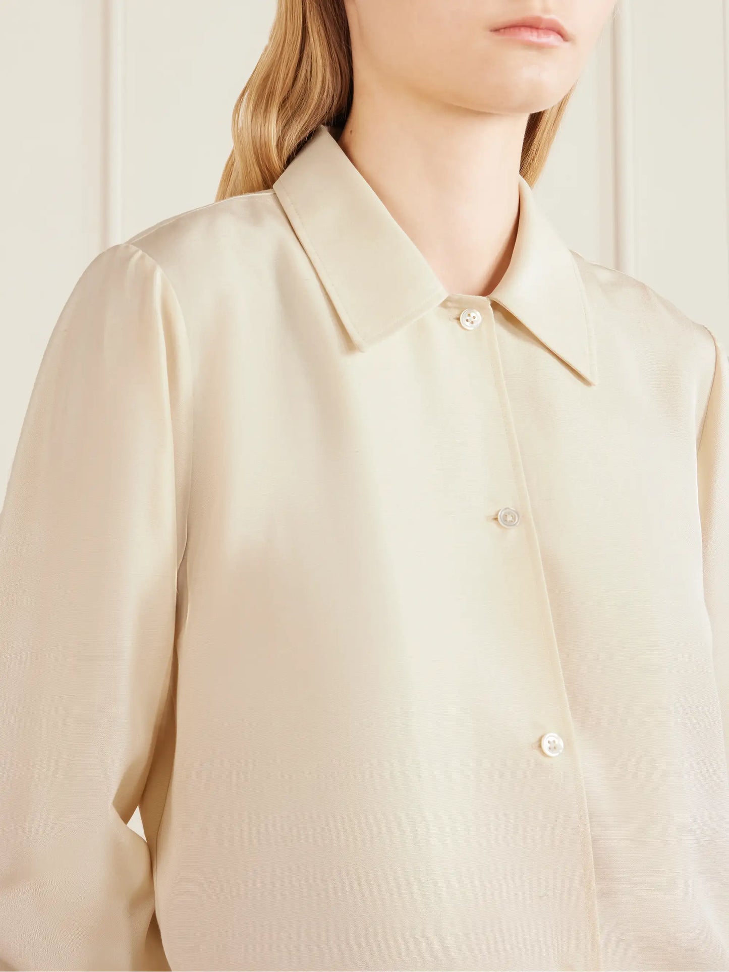 Lucetta Silk-shantung Shirt