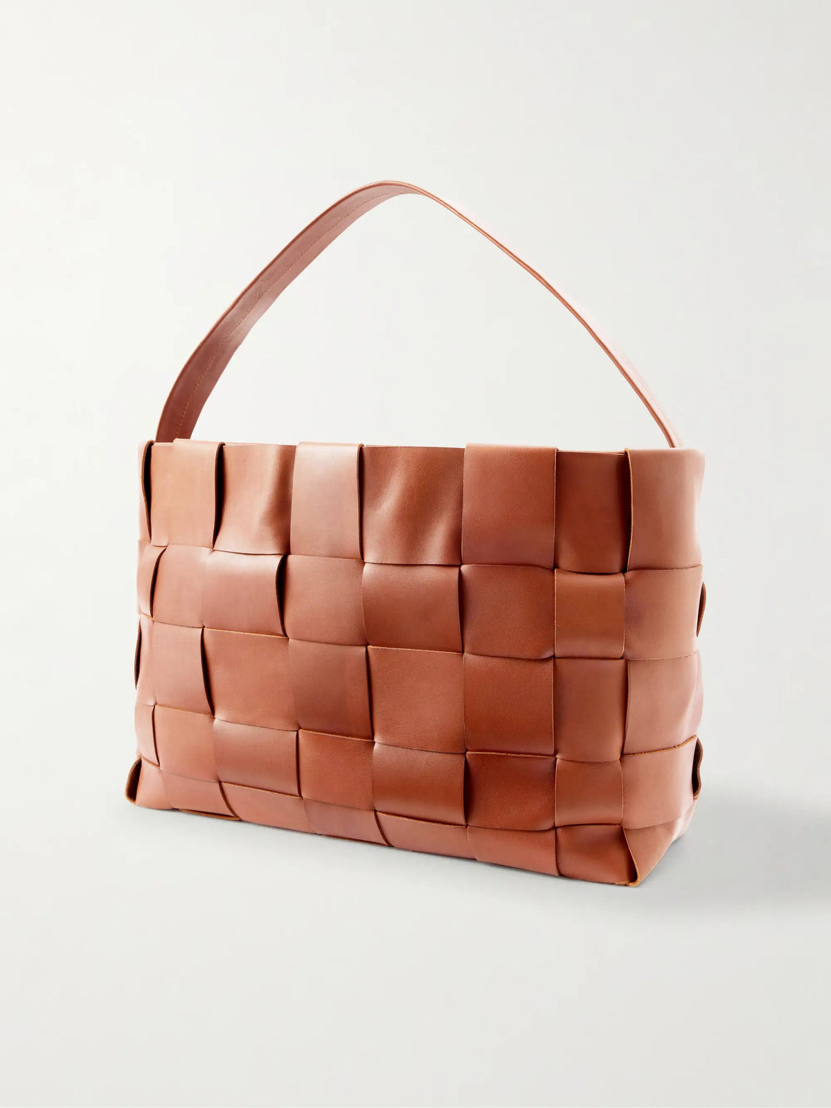 Woven Leather Tote