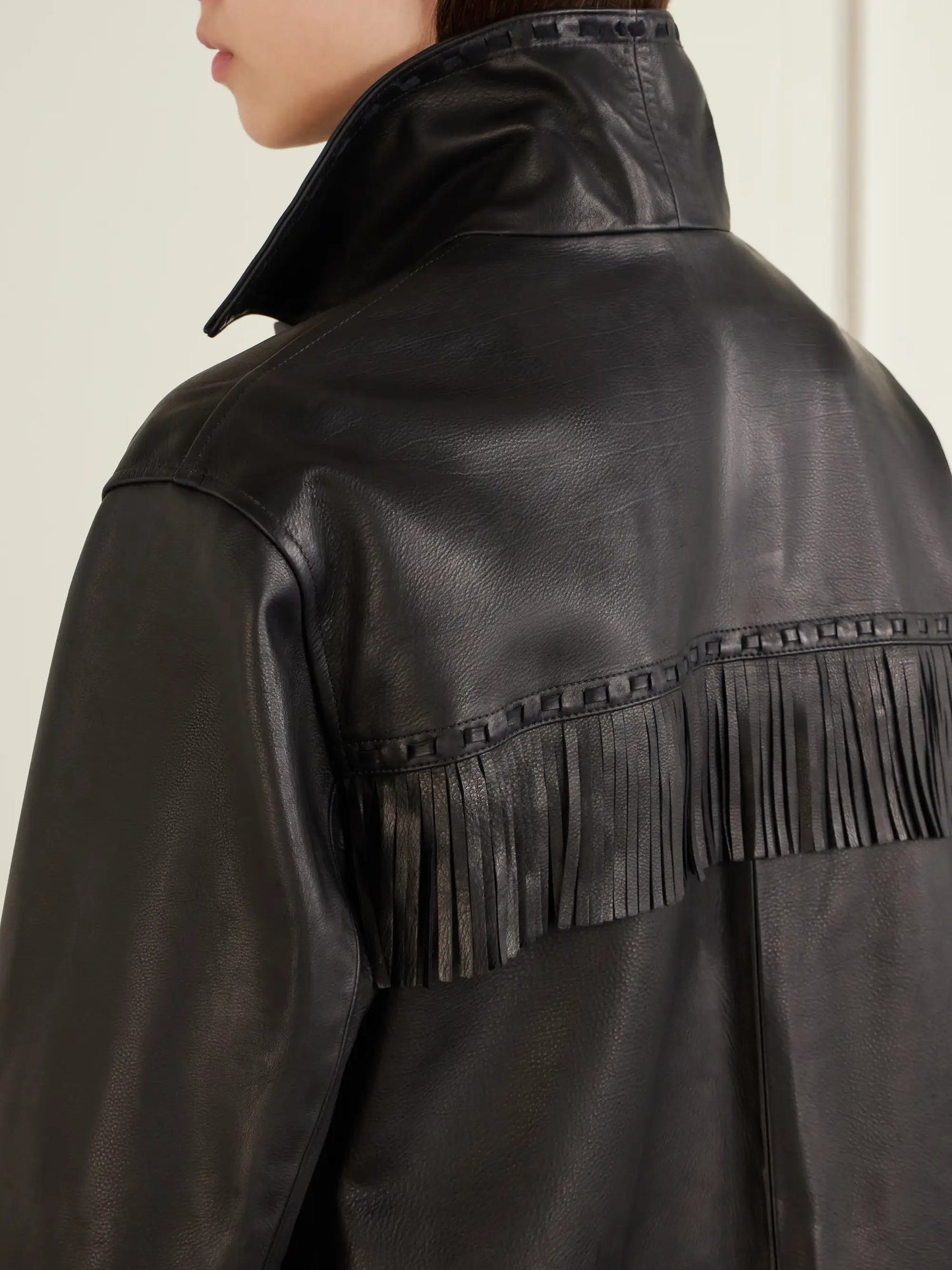 Gus Fringed Leather Jacket