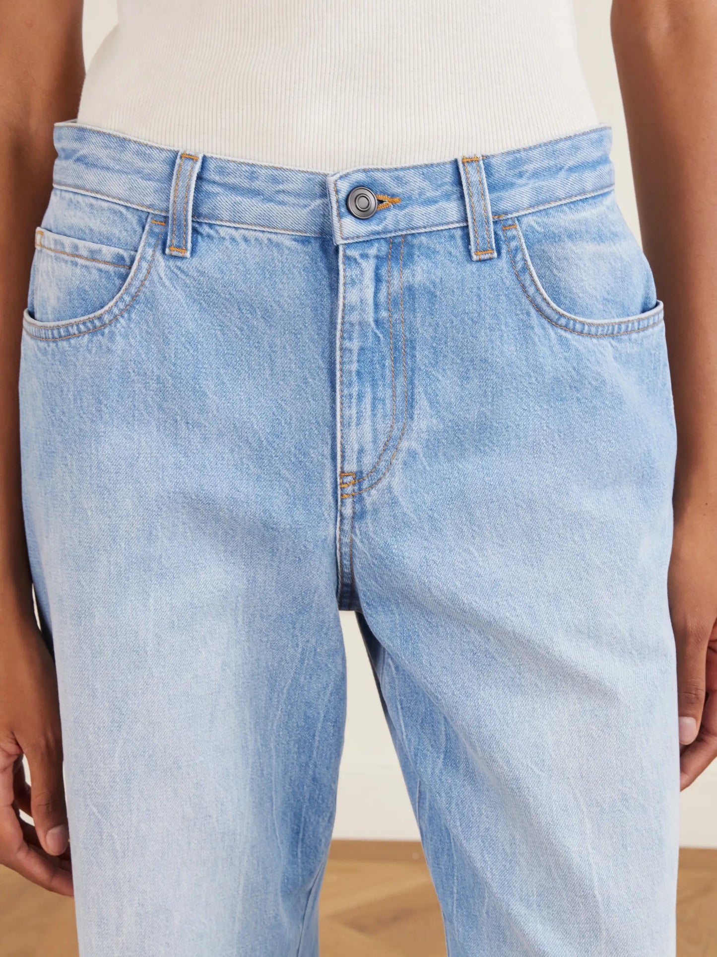Eglitta Mid-rise Straight-leg Jeans