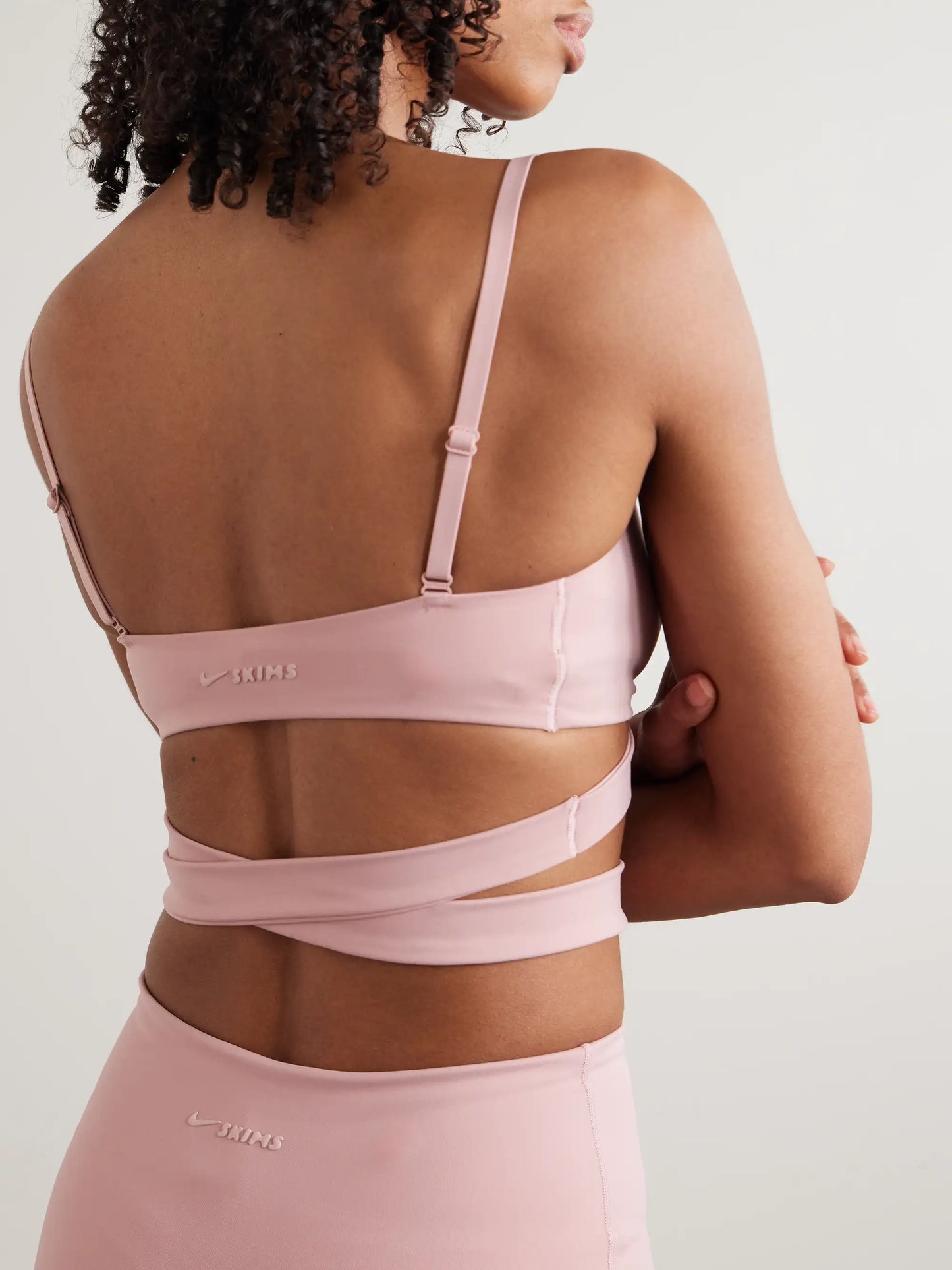 + Nike Wrap Front Bra - Himalayan