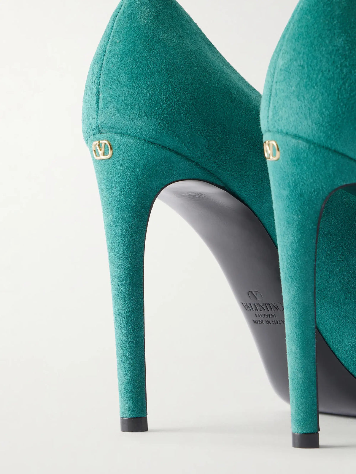 Révélé Logo-embellished Pvc-trimmed Suede Pumps