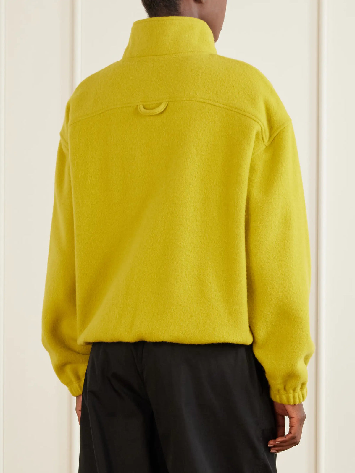 RIER Polar Wool-fleece Half-zip Sweatshirt