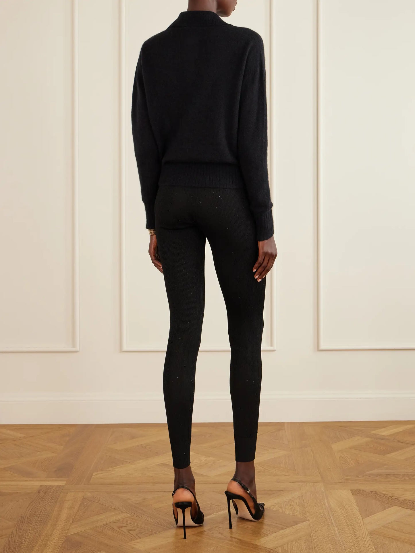 Ribbed Cashmere And Silk-blend Knitted Polo Shirt