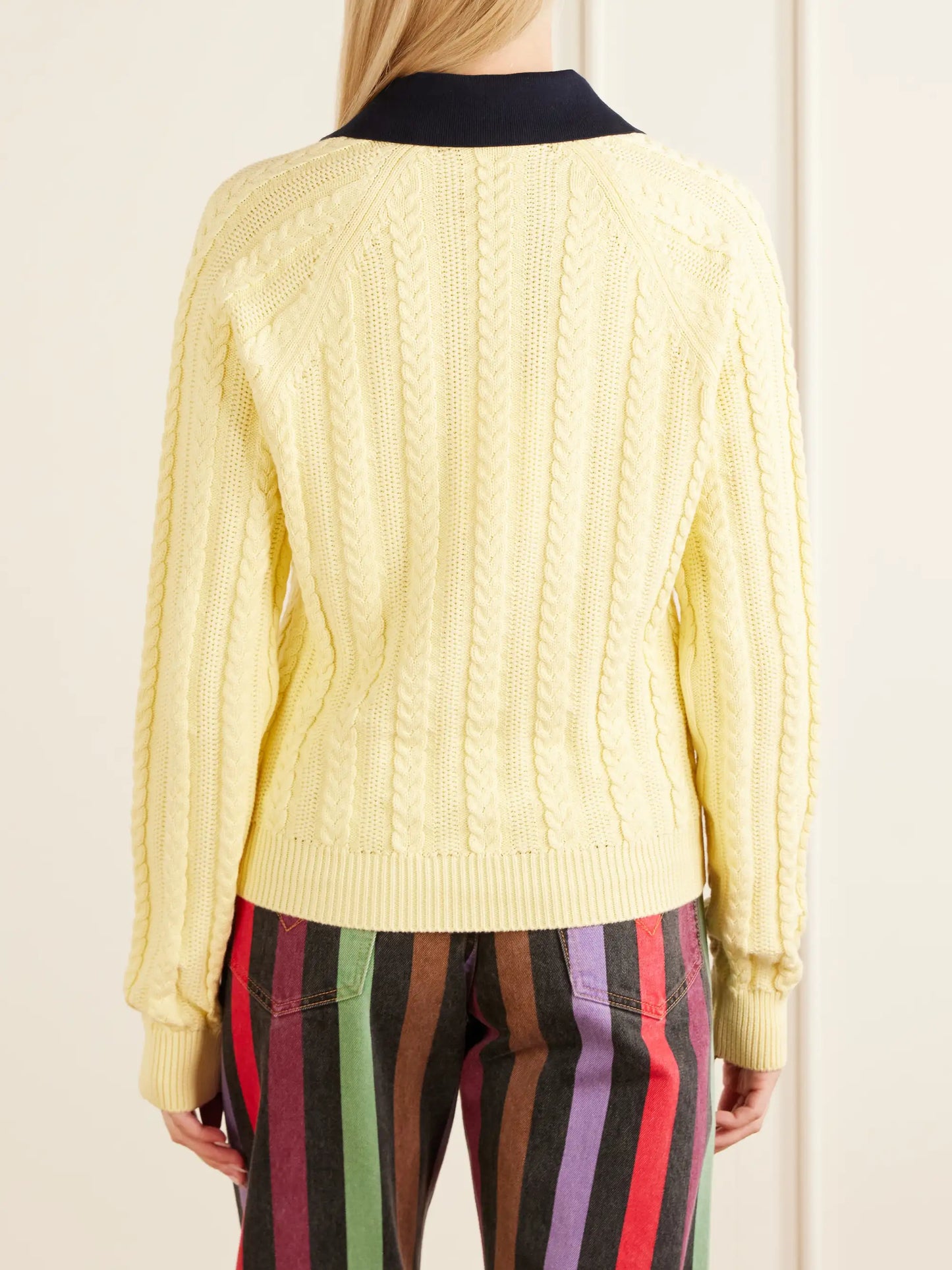 Cable-knit Cotton Sweater