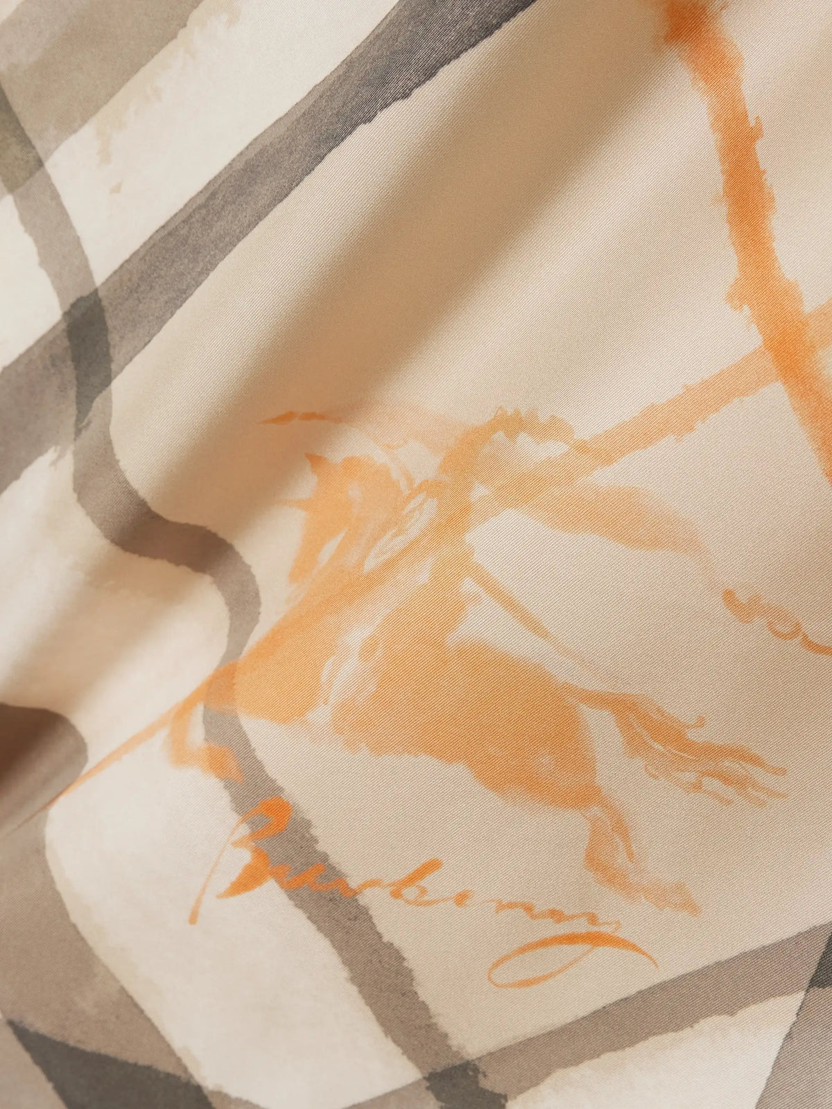 Burberry Printed Silk-twill Scarf