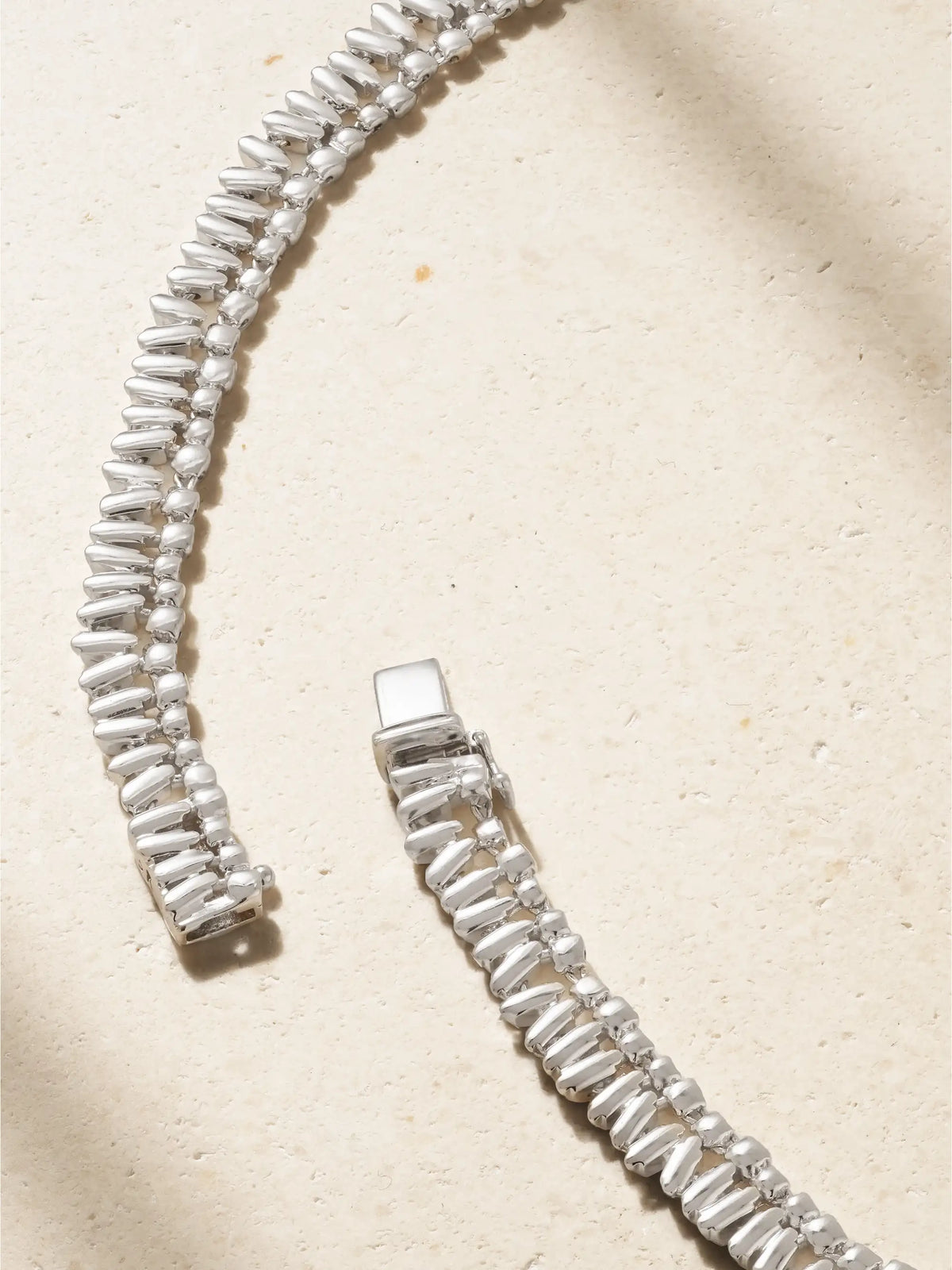 18-karat White Gold Diamond Tennis Necklace